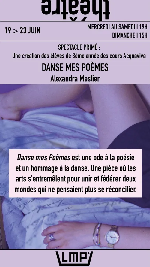 Affiche de Danse mes poèmes