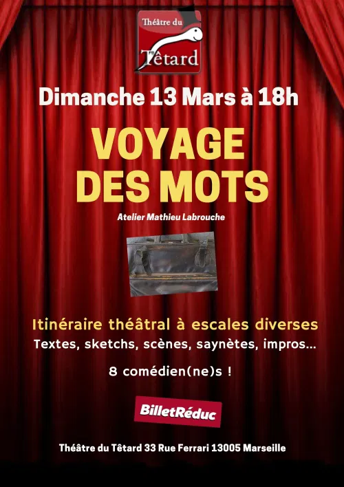 Affiche de Voyage des mots