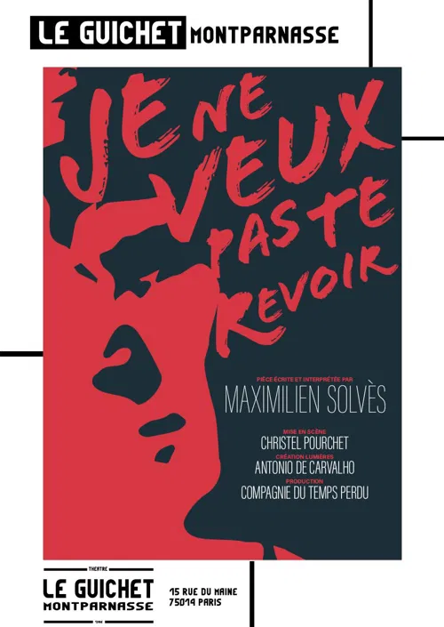 Affiche de Je ne veux pas te revoir