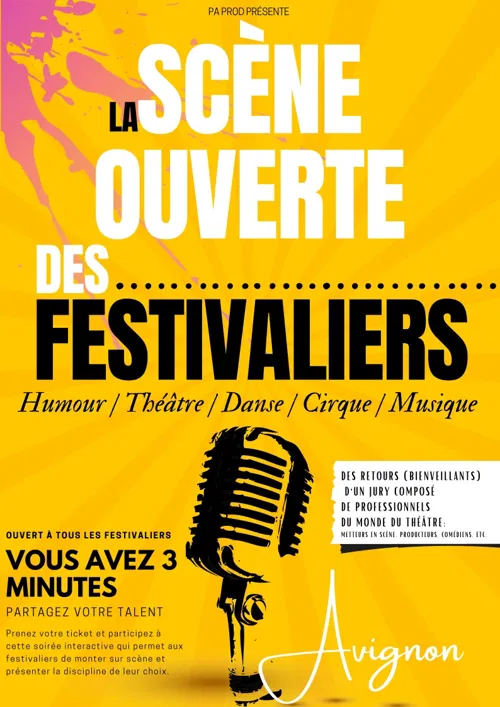 Affiche de La scène ouverte des festivaliers