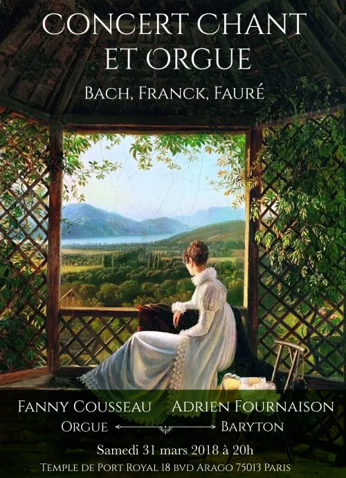 Affiche de Concert Chant et Orgue