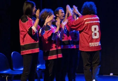 Affiche de Match d'impro France - Suisse
