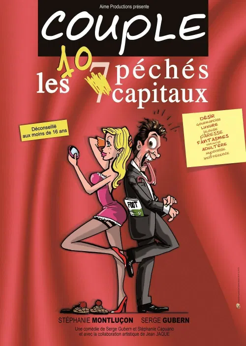Affiche de Couple : les 10 péchés capitaux