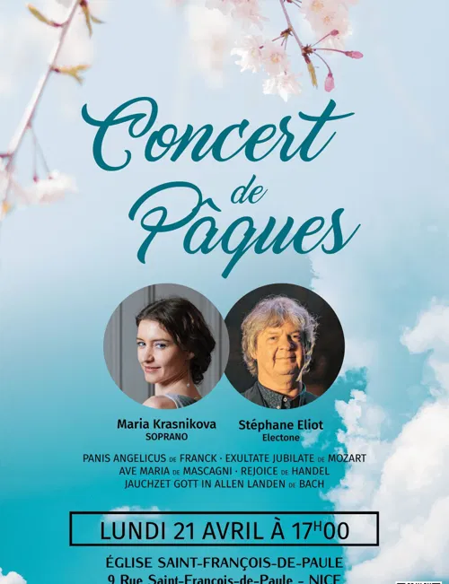 Affiche de Concert de Pâques