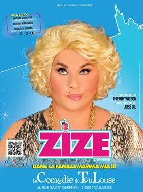 Affiche de Zize dans La famille Mamma Mia