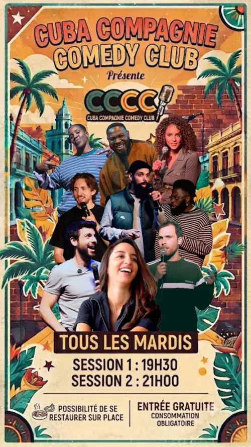 Affiche de Cuba Compagnie Comedy Club