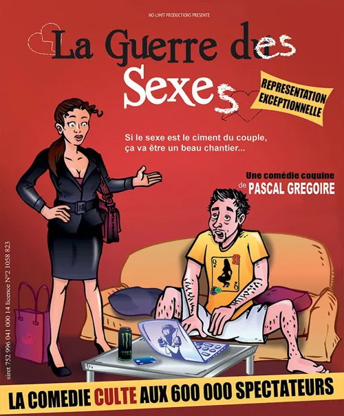 Affiche de La guerre des sexes
