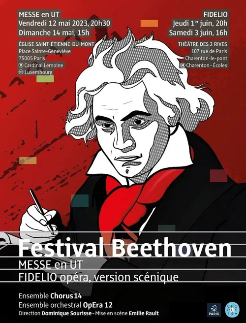 Affiche de Festival Beethoven : Messe en Ut