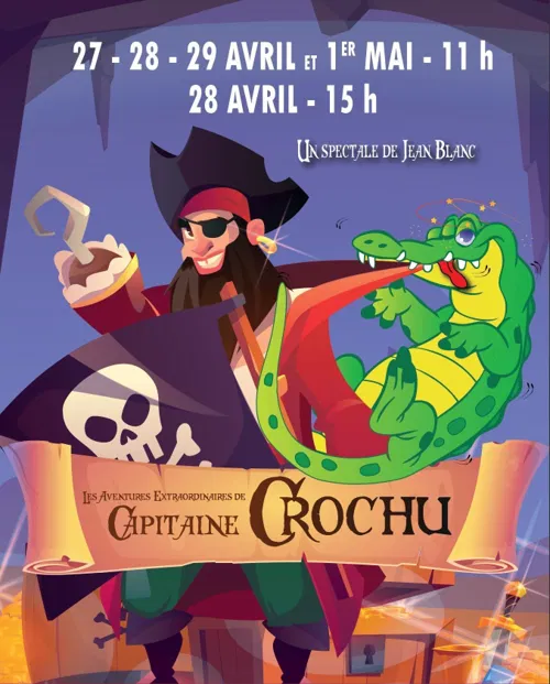 Affiche de Les aventures extraordinaires du Capitaine Crochu