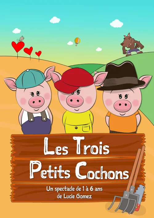 Affiche de Les 3 petits cochons
