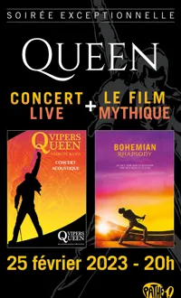 Soirée Queen : Live acoustique + film Bohemian Rhapsody - 