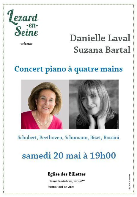 Affiche de Danielle Laval et Suzana Bartal