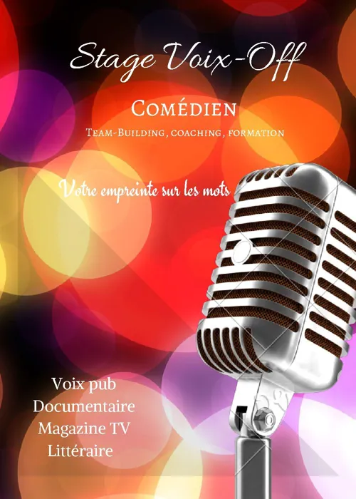 Affiche de Atelier : Stage comédien voix-off