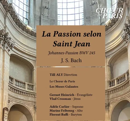 Affiche de JS Bach : La passion selon Saint Jean