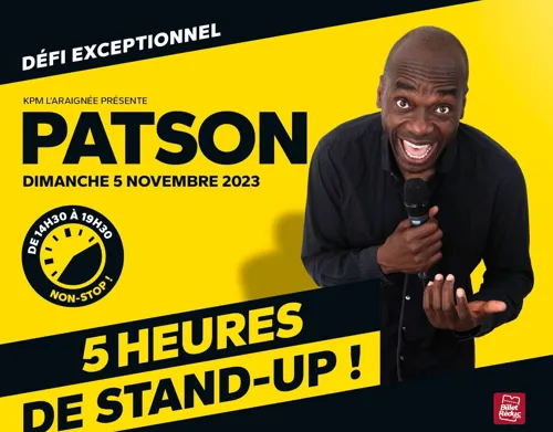 Affiche de Patson : 5 heures de stand-up !
