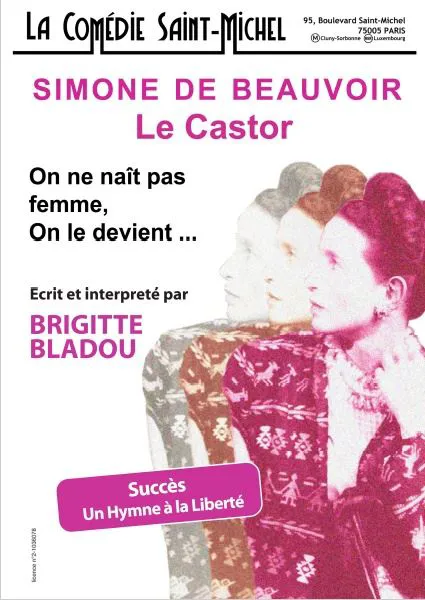 Affiche de Simone de Beauvoir - Le Castor : On ne naît pas Femme, on le devient