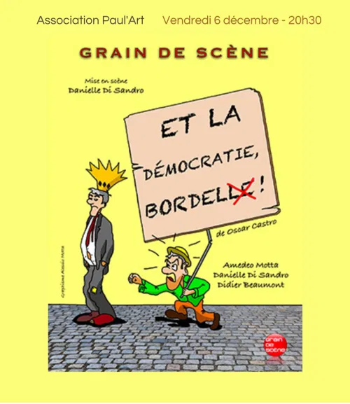 Affiche de Et la démocratie, bordel !