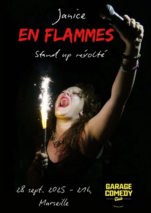 Affiche de Janice en Flammes dans Stand up révolté