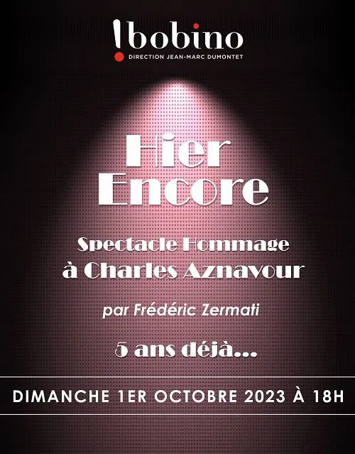 Affiche de Hier Encore