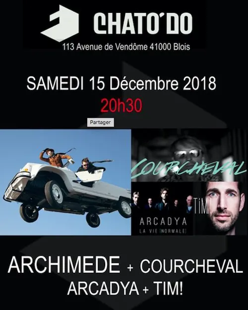 Affiche de Archimède + Courcheval + Arcadya + Tim