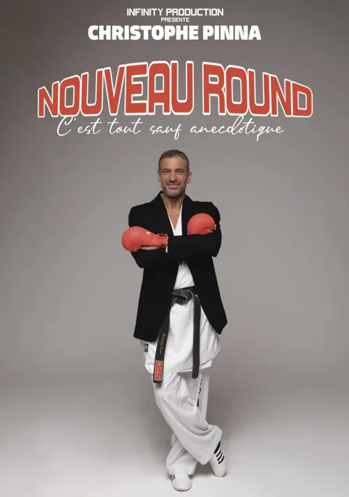 Affiche de Christophe Pinna dans Nouveau round, c'est tout sauf anecdotique