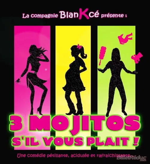Affiche de 3 mojitos s'il vous plait !