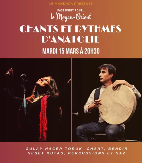 Affiche de Chants et rythmes d'Anatolie