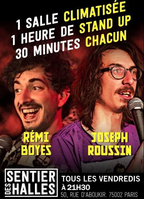 Affiche de Joseph Roussin et Rémi Boyes