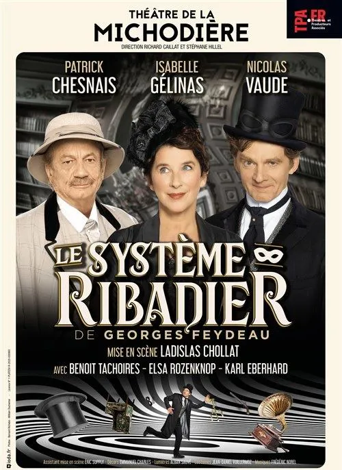 Affiche de Le Système Ribadier | avec Patrick Chesnais et Isabelle Gélinas
