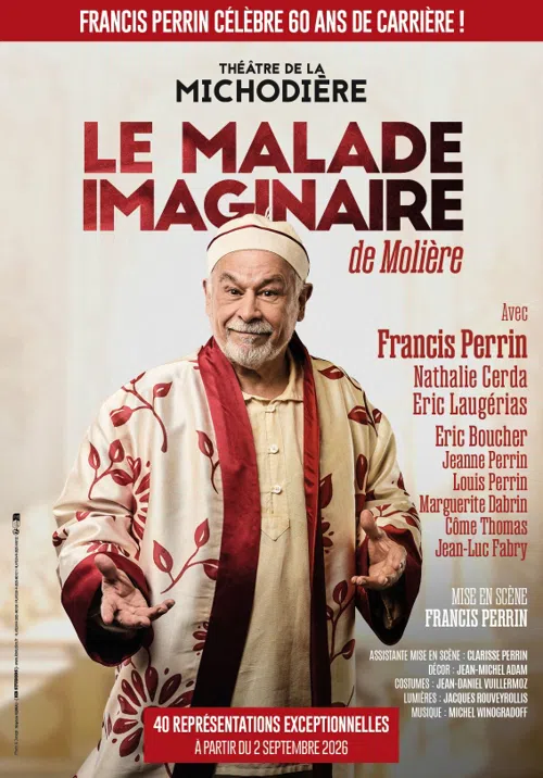 Affiche de Le Malade Imaginaire | avec Francis Perrin