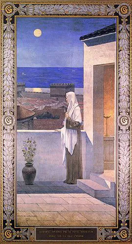 Affiche de Saint-Etienne-du-Mont et la Montagne Sainte Geneviève
