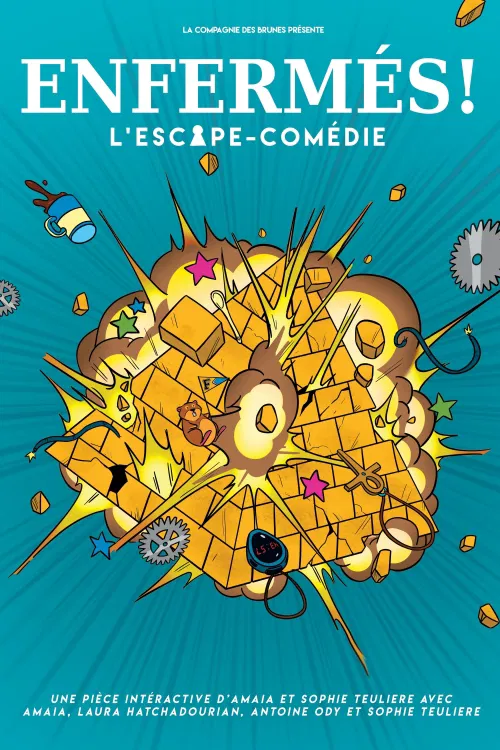Affiche de Enfermés !