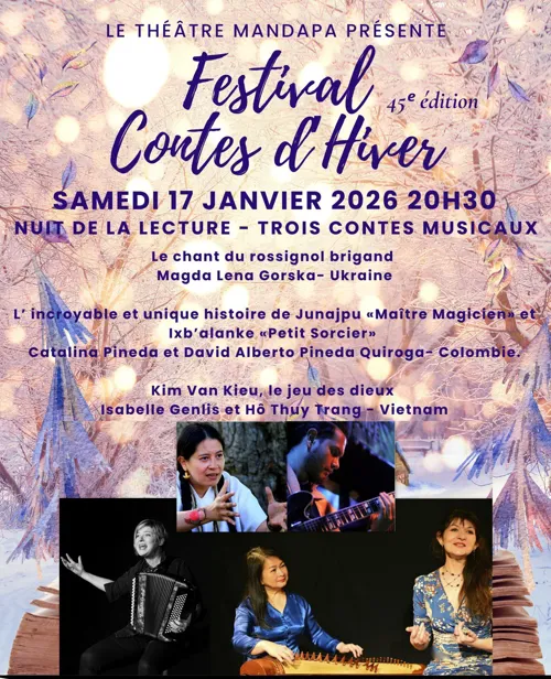 Affiche de Nuit de la lecture | Trois contes musicaux