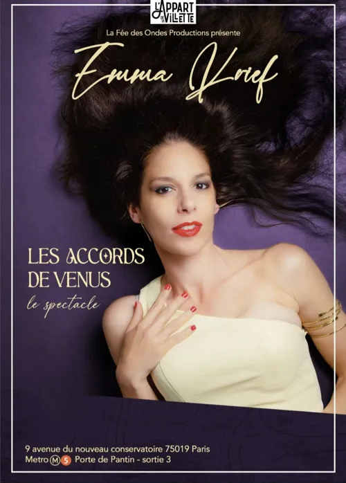 Affiche de Emma Krief dans Les Accords de Vénus