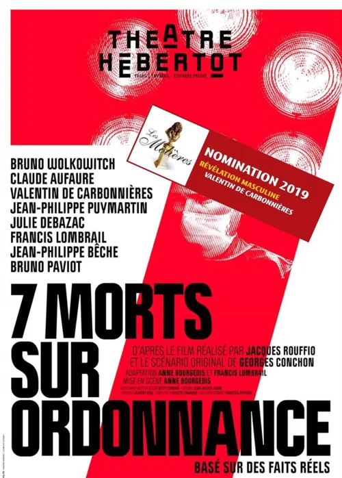 Affiche de 7 Morts sur Ordonnance | avec Bruno Wolkowitch, Francis Lombrail