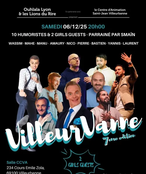 Affiche de Festival humour VilleurVanne édition 7