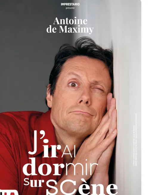 Affiche de Antoine de Maximy dans J'irai dormi sur scène