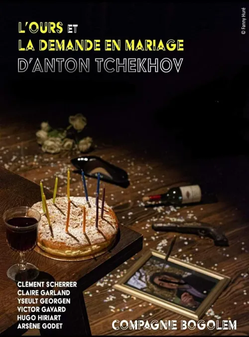 Affiche de L'ours / La demande en mariage | de Tchekhov