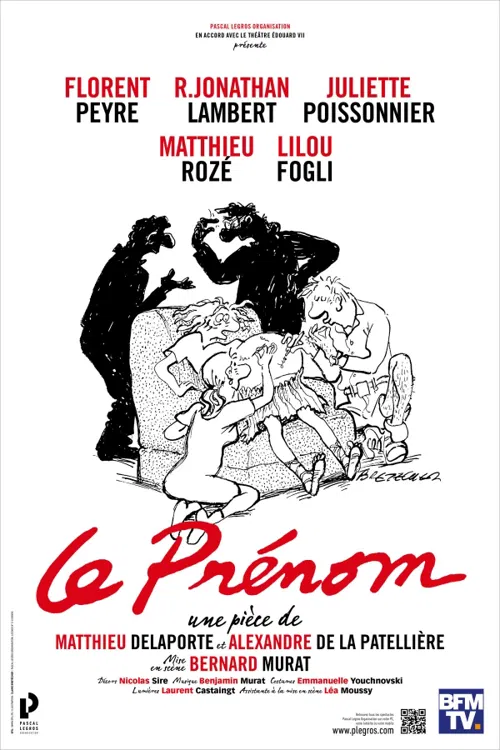 Affiche de Le prénom | avec Florent Peyre et Jonathan Lambert