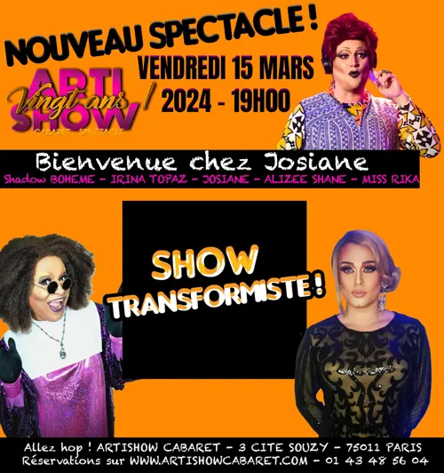 Affiche de Allez Hop ! Spectacle transformiste inédit !
