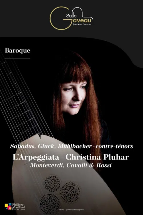 Affiche de L'Arpeggiata : Christina Pluhar, Cavalli, Rossi...