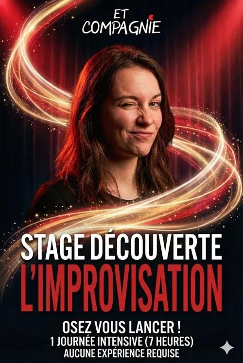 Affiche de Stage découverte 1 jour : improvisation théâtrale