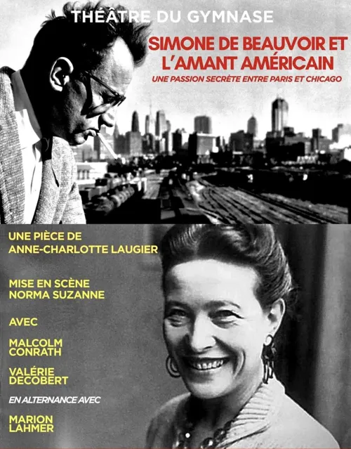 Affiche de Simone de Beauvoir et l'amant Américain