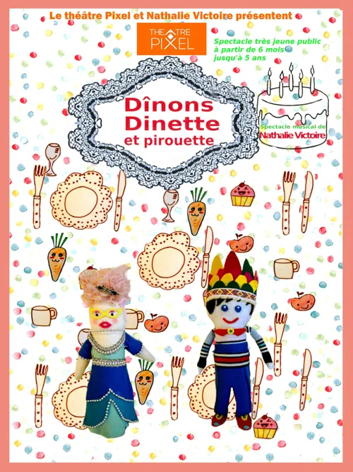Affiche de Dînons Dinette et Pirouette