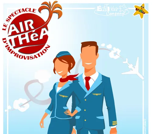 Affiche de Air Théa, le spectacle d'improvisation