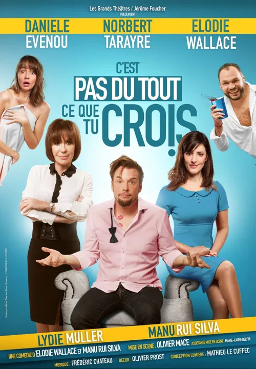 Affiche de C'est pas du tout ce que tu crois | avec Daniele Evenou, Norbert Tarayre