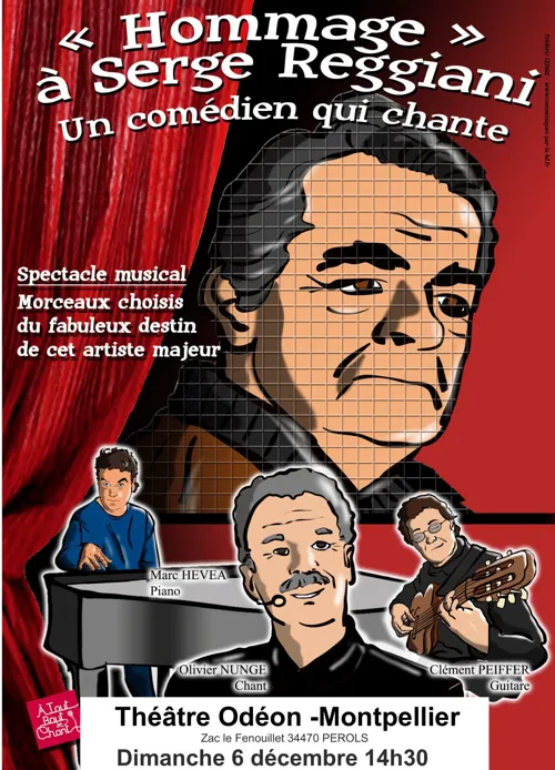 Affiche de Hommage à Serge Reggiani