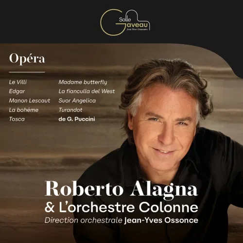 Affiche de Roberto Alagna et l'Orchestre Colonne