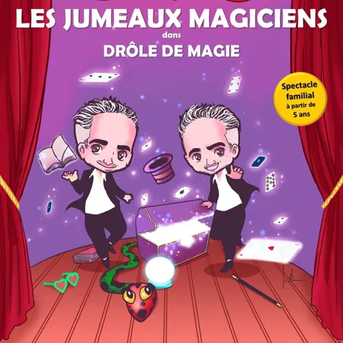 Affiche de Les Jumeaux Magiciens dans Drôle de Magie