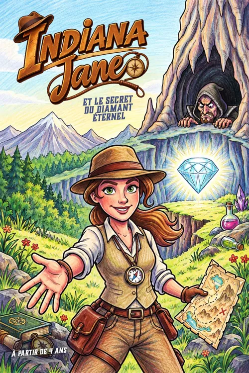 Affiche de Indiana Jane et le secret du diamant éternel
